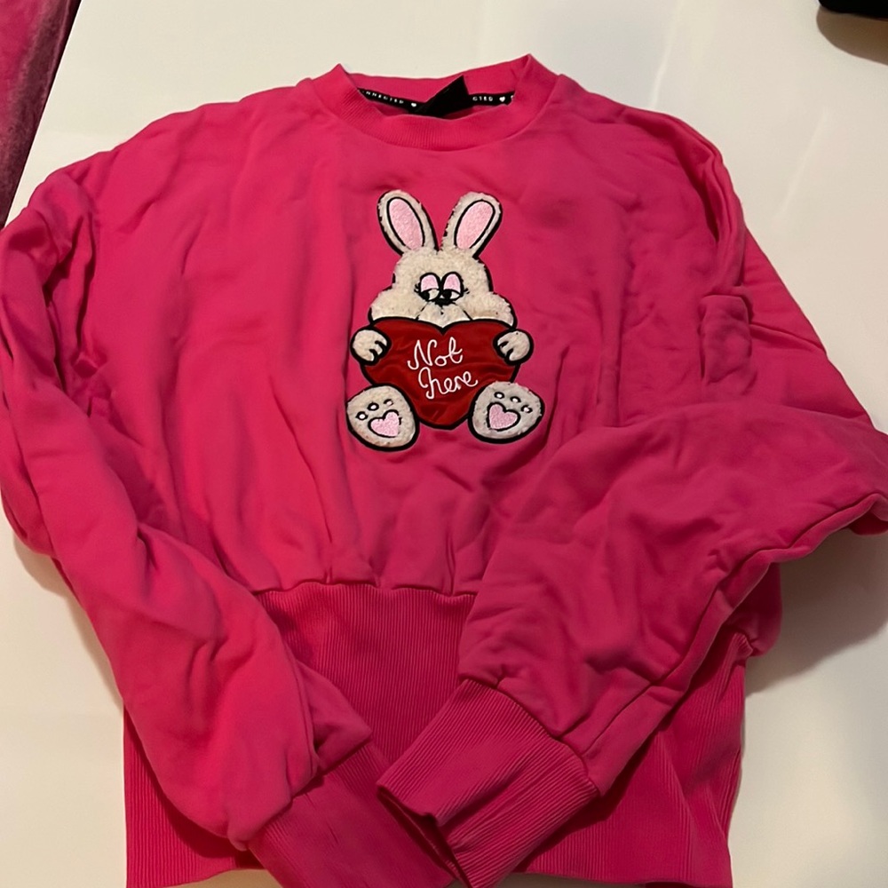 Lazy Oaf Not Here sweatshirt OBO